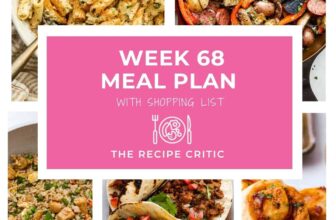 Weekly Meal Plan #68 | The Recipe Critic