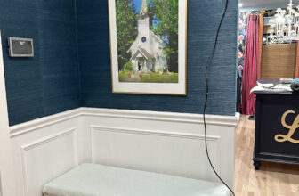 Foyer Progress – Reupholstered Bench And Art...