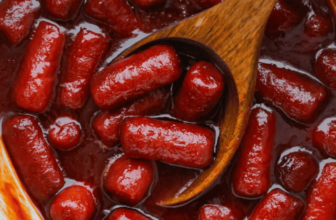 Crockpot Grape Jelly Little Smokies (Easy Game Day...